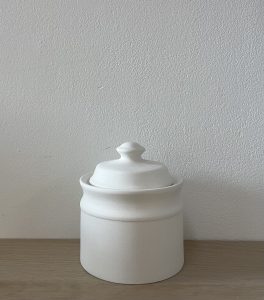 Small Canister Bisque