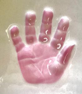 Dark Pink Ceramic Imprint