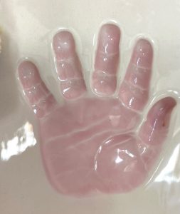 Light Pink Ceramic Imprint