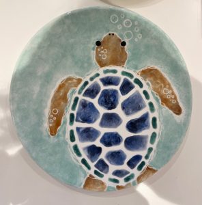 Turtle Ceramic Plate