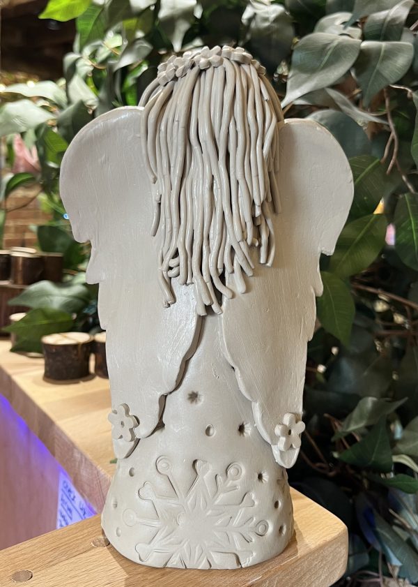Large Festive Angel- Clay and Painting Workshop - Image 3