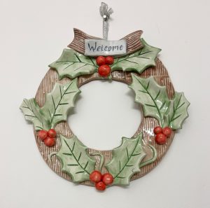 Clay Christmas Wreath Workshop