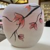 Pink and Lavender Ombre Floral Pillow Vase