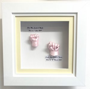 Double 3D casting in White Frame