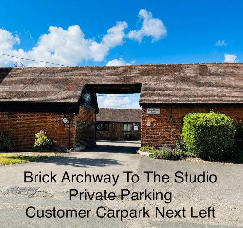 Brick Archway To Newdigate Studio